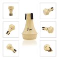 thumbnail image 3 of QualitChoice Practice Straight Mute Sourdine for Trumpet Accessory Color Wood, 3 of 6