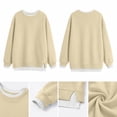 thumbnail image 6 of Horkkom Pullover Sweatshirts for Women Long Sleeve Crewneck Sweatshirts Casual Thin Fall Outfits XXL, 6 of 8