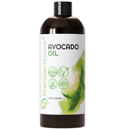 Avocado Oil for Skin & Hair – 100% Pure Cosmetic Grade Cold Pressed Unrefined Moisturizing Oil for Face Body Hair Care & DIY Beauty – 8 fl oz Avocado Oil for Skin & Hair – 100% Pure Cosmetic Grade Cold Pressed Unrefined Moisturizing Oil for Face Body Hair Care & DIY Beauty – 8 fl oz
