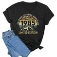 thumbnail image 3 of WILLBEST Chemise en Lin pour Femmes Mode Imprimée Haut Ample Col Rond T-Shirt 3489, 3 of 3