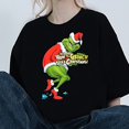 thumbnail image 1 of Camiseta de dibujos animados para hombres y mujeres, ropa de combinación, cuello de manga corta, moda de algodón, cómo el g-grinch estola c-navidad, 1 of 5