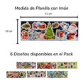 thumbnail image 2 of Pack 6 Planillas Magnéticas C/figuras Desprendibles Navidad, 2 of 5