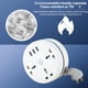 thumbnail image 2 of TQEHS Regleta de alimentación universal, enchufe de regleta, toma de corriente USB, 2500 W, 10 A, T4S4, 2 of 5