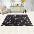 thumbnail image 3 of Coolnut Lightweight Soft Area Rugs 31x20 Inch, Dinosaur Fossils Floor Mat Doormat for for Rooms Entrance Hardwood Floor Living Room 2'7" x 1'8"） Nursery Rugs, 3 of 6