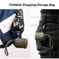 thumbnail image 4 of Reusable Reusable Shopping Storage Bag Foldable Into Pouch Large Capacity Lightweight Recycling Grocery Bags Green, 4 of 8