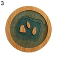 thumbnail image 4 of Joernso Epoxy Resin Transparent Bamboo Insulation Pad Landscape Coaster Cup Holder Mat, 4 of 8