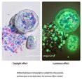 thumbnail image 1 of Nail Art Luminous Mix Color Glitter Esmalte de uñas Pegamento Adorno Parche Wmkox8yii  hjk592, 1 of 1