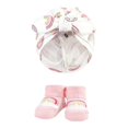 thumbnail image 4 of Hudson Baby Infant Girl Turban and Socks Set, Modern Rainbow, One Size, 4 of 4