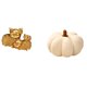 thumbnail image 1 of Escultura De Resina De Cerdito Calabaza, Cojín De Peluche, Adorno Para Estantería Moderna, Sofá, Cama, Dormitorio, Entrada, Estante, Centro De Mesa, Decoración, 1 of 8