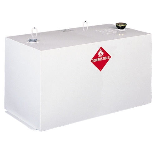 Delta 484000 96 Gallon Rectangular Steel Liquid Transfer Tank White by Delta