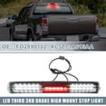 thumbnail image 2 of Unique Bargains High Mount Stop Light XL3Z13A613AA for Ford F150 Chrome Tone Housing Clear Lens, 2 of 6