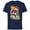 Navy, variant on Disney Mickey & Pals Color Blast It’s My Birthday Party Time - Short Sleeve Cotton T-Shirt for Adults - Customized-Black