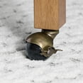 thumbnail image 6 of My Texas House Wren Slipcover Dining Chair with Casters Cream Polyester, 6 of 9