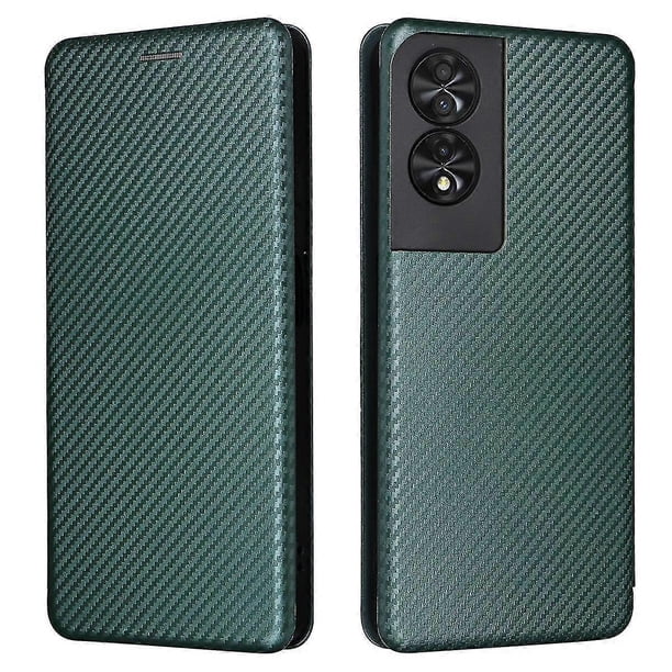 Funda de cuero Nxtpaper para Tcl 40 con ranuras para tarjetas y cierre magnético s202412241365
