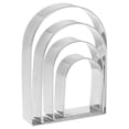 thumbnail image 1 of Uxcell Arched Cookie Cutter Set Assorted Sizes Stainless Steel Geometric Biscuit Baking Pastry Candy Cookie Cutters, 1 of 6