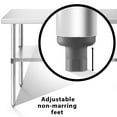 thumbnail image 5 of KUTLER Stainless Steel Table for Prep and Work 24 x 48 Inches, NSF Heavy Duty Commercial Kitchen Table for Restaurant, 5 of 7