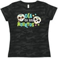 thumbnail image 3 of Inktastic Día de los Muertos happy decorative skulls Women's T-Shirt, 3 of 5