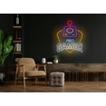 thumbnail image 4 of Glowneon Pro Gamer Neon Sign, Boy Room/Game Store Wall Decor, 4 of 4