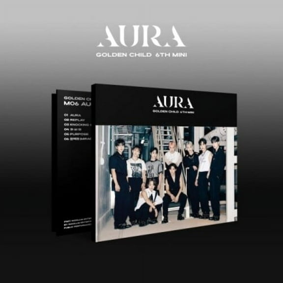 Golden Child - Aura - Compact Version - incl. 24pg Photobook   Photo Card - CD