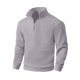 thumbnail image 1 of pstuiky camisa de manga larga para hombre, Abrigo informal de manga larga con media cremallera y cuello de solapa para hombre, chaquetas informales, abrigos de polar Tops casuales para hombres l, 1 of 6