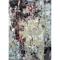 thumbnail image 1 of Ahgly Company Indoor Rectangle Mid-Century Modern Gray Oriental Area Rugs, 5' x 7', 1 of 6