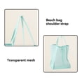 thumbnail image 5 of Btomtd Mesh Beach Bag,Beach Bags For Women,Nylon Mesh Shoulder Beach Bag, Stadium Concert Storage Bag, 26L Mesh Beach Tote, Beach Bag Lightweight Foldable Tote For Beach Pool Vacation, 5 of 6