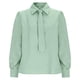 thumbnail image 4 of Eres Más Que una Camisa de Puntuación de Prueba Casual de Manga Larga Blusa de Poliéster de Cuello Redondo para las Mujeres, Camisa de Bufanda Top Mujer Sudadera de Moda para Uso Diario, 4 of 6