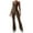 Coffee, variant on Womens Jumpsuit Tight Yoga Dress Dance Sports Fitness Dress Lift Belly Micro Date Night Rompers