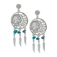 thumbnail image 2 of Collections Etc Dream Catcher Buffalo Nickel Post Earrings, 2 of 2