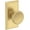 Lifetime Satin Brass, variant on Baldwin Ps.Sol.Hfr Solvang Passage Door Knob Set - Brass