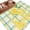 Yellow, variant on Summer Lemon Watercolor Area Rugs 5'x8', Washable Small Throw Rugs for Classroom Bedroom, Geometric Blue Line Plaid Indoor Outdoor Rug Non-Slip Low Pile Carpet Runner Reversible Floor Mats