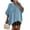 Blue, variant on Women Oversized Cardigan Sweaters Short Sleeve Button Down Casual Lightweight Loose Knit Cardigans