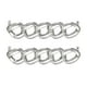 thumbnail image 1 of 2 Pcs Encanto para Agujetas para Zapatillas, Broches Decorativos para Agujetas para Zapatos Casual de Mujeres, Plata (Cinco Anillos), 1 of 7