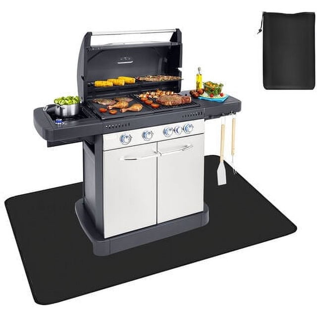 Estera para barbacoa 97127CM Estera protectora para suelo de barbacoa Estera para barbacoa y plancha