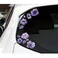 thumbnail image 3 of Purple Anemone Flower Car Sticker. Waterproof Vinyl Floral Decal for Cars, Bumpers, Trunk and More.  Aesthetic Wildflower Weatherproof Sticker, 3 of 5