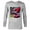 Athletic Heather, variant on Disney and Pixar’s Cars Mach Speed Lightning McQueen Racing - Long Sleeve T-Shirt for Men - Customized-Athletic Heather