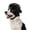 Black, variant on HQREA Dog Bike Helmet for Small Medium Dogs Reflective Dogs Motorcycle Cap Puppy Safe Hat for Outdoor Activities/Motorcycle/Bike