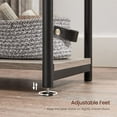 thumbnail image 6 of Side Table Small End Table Nightstand for Living Room Bedroom Office Bathroom Greige and Black, 6 of 6
