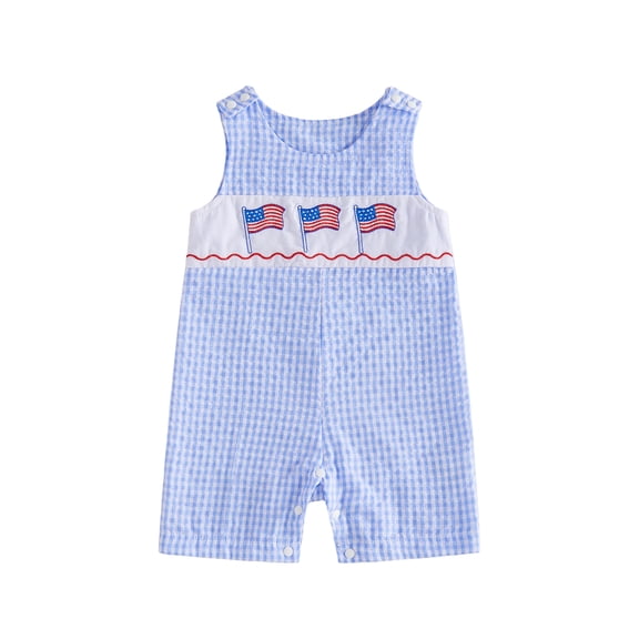 Cenuakty Baby 3M 6M 12M 18M 24M Boys Romper , 4th of July Jumpsuit Clothes for Casual Daily