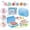 Blue, variant on Szubyfq 6-in-1 Friendship Bracelet Making Kit,Weaving Loom Kit Toys, DIY Craft Kits For Kids,Multi-functional Weaving loom that can be used to make Bracelet, potholder, pendants, bags and scarves