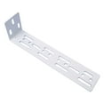thumbnail image 4 of Curtain Track Support Bracket, Metal Installation Hardware for Curtain Rods, Wall Mount Reinforcement Bracket for Home Window Treatments White2, 4 of 7