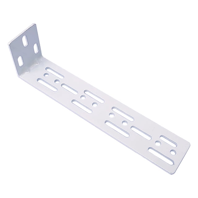 Cxui Support de Rail de Rideau en Acier Inoxydable Robuste - Installation Universelle pour Traitement de Fenêtre à Domicile, Accessoires de Quincaillerie Diy Blanc