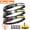 3 Pack - Single-Led Strip, variant on 3-Pack Rechargeable Headlamps with 6 Hooks, 230° wide beam, motion sensor and 5 light modes, ideal for work, camping and outdoor use