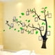 thumbnail image 4 of Foto pegatinas de pared de árboles-118-versión derecha-negro + hojas verde oscuro pequeñas Adepaton MZQ-0642-4, 4 of 6