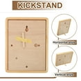 thumbnail image 3 of 9 x 13 Natural Wood Photo Frames, Wood Finish Picture Frame, Light Brown, 3 of 7