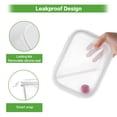 thumbnail image 3 of Set de 5 Contenedores de Vidrio Herméticos para Preparación de Comidas HOMBERKING de 1040 ml, 3 of 7