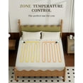 thumbnail image 7 of Heated Mattress Pad-Fit up to 15 with 6 Heat Settings Dual Control & 10 Hour Auto Off，Machine Washable，King, 7 of 7