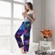 thumbnail image 5 of Fotbe Magic Colorful Forest Leaves Pantalones de Pijama para Mujer, Pantalones de Dormir, Pantalones Pj con Cordón y Bolsillos-XX-Large, 5 of 6