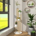 thumbnail image 4 of Costway 4-Tier Metal Plant Stand 49.5" Tall Potted Planter Display Shelf Storage Rack, 4 of 10