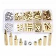 thumbnail image 2 of HEALEEP 120Pcs Standoff Screws Brass Hexagon for PCB Board Assembly Projects, 2 of 4